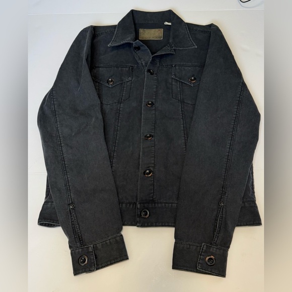 Vintage GUESS black denim men’s jacket - Picture 1 of 8